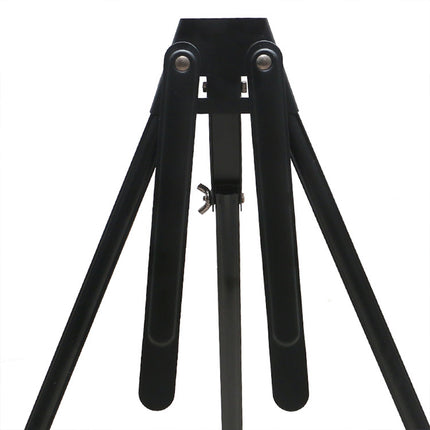 Black Aluminum Tabletop Easel Stand with Adjustable Arms for Art Painting Display