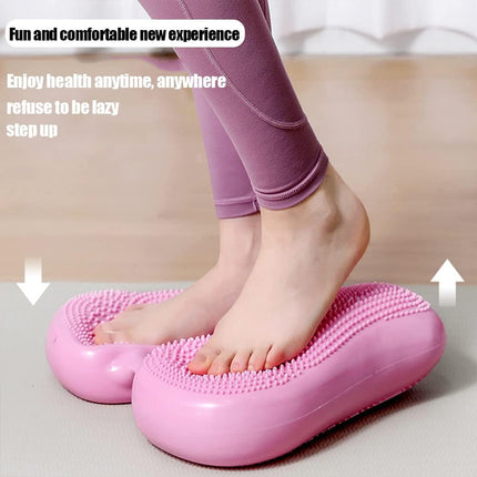 Inflatable Foot Pedal Stepper Fitness Equipment Non Slip Durable for Home
