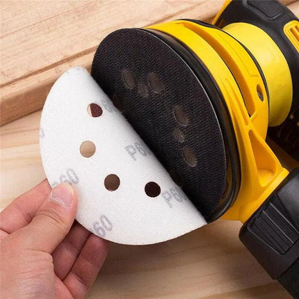 125x 125mm 5" Sanding Discs 60 80 100 120 240 Grit Orbital Sander Pads Sandpaper - Aimall