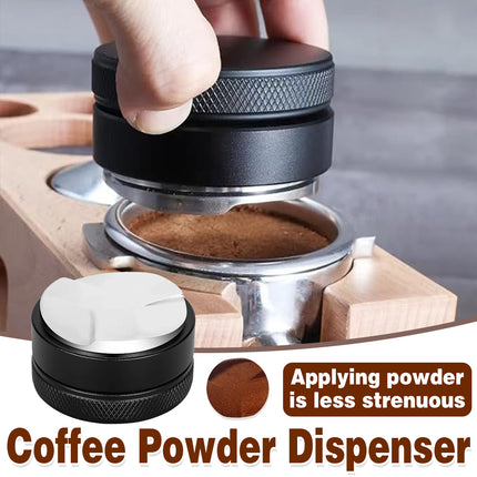 Stainless Steel Coffee Tamper Flat Bottom Espresso Machine Press Powder Tool