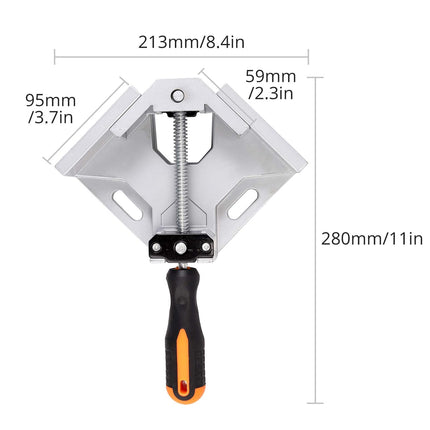 Right Angle Clamp Single Handle 90 Degree Woodworking Drill Guide Corner Tool