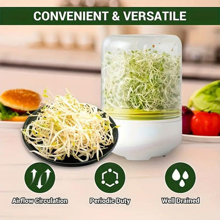 Bean Sprout Growing Machine Automatic Sprouting Pot Plant Germination Tool