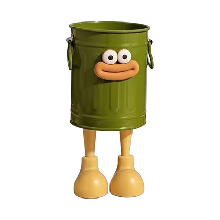 Cartoon Character Pen Holder Easy to Use with Handle for Desk Decor and Storage