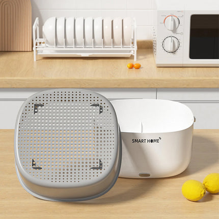 Ultrasonic Fruit and Vegetable Washer Household Cleaning Machine Drain Basket