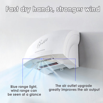 Hand Dryer Compact Smart Dryer Mini Electric Household Wall Mounted Fast Drying