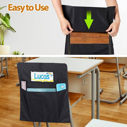Chair Back Hanging Bags Offers Organizer Hanging Pocket Storage Bag for Student