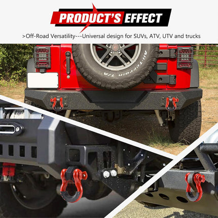 Rescue U Shaped Trailer Unshackle Off Road Vehicle Towing Hook Tow Hitch Tool
