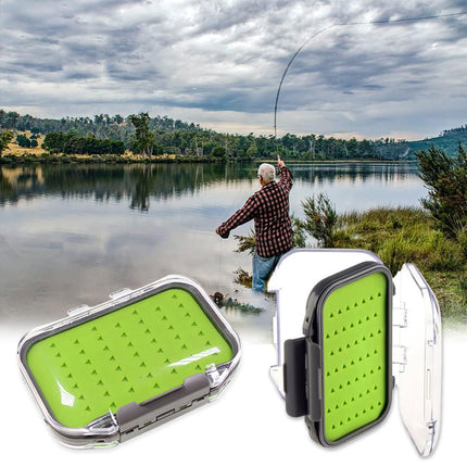 Fly Fishing Hook Box Portable for Fishing Fly Bait Hair Hook Secure Storage