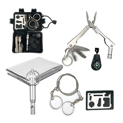 Outdoor Emergency Equipment Set Waterproof For Camping Hiking Adventure Survival