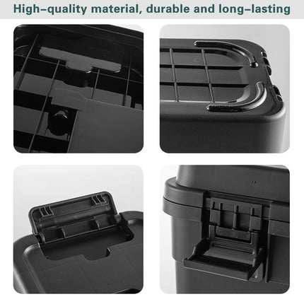 Multi Function Toolbox Household Car Storage Organizer Outdoor Hardware Case