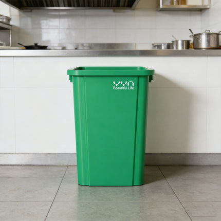 80L Trash Can Dustbin Large Capacity Easy to Use Durable for Indoor Outdoor Use