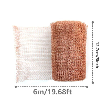 6 Metres Pure Copper Mesh Knitted Soffit Mesh Rats Rodent Slug Snail Control