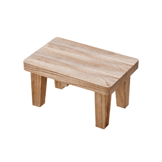 Solid Wood Small Bench Living Room Low Stool Shoe Bench Sturdy Durable Practical