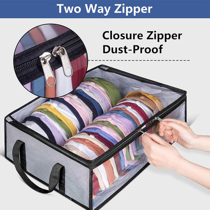 2PCS Hat Storage for Baseball Caps Organizer Holds 40 Hats Visual Storage Bag