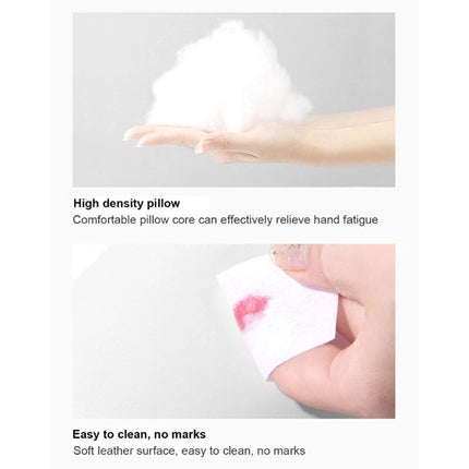 Manicure Hand Rest PU Leather Nail Arm Cushion Portable Tilting Detachable Pad