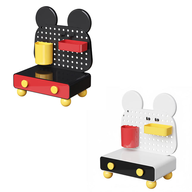 Cartoon Desktop Drawer Organizer Multiple Storage Spaces for Office Home Desktop