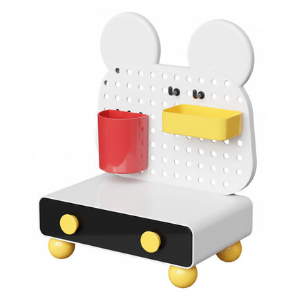 Cartoon Desktop Drawer Organizer Multiple Storage Spaces for Office Home Desktop