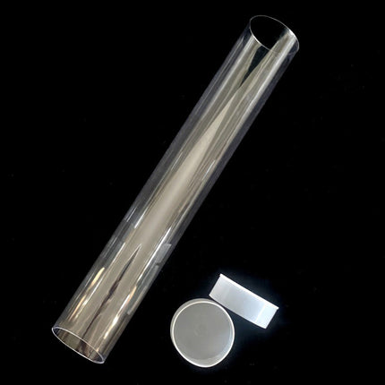 20PCS Transparent Plastic Packaging Tubes Durable for Oil Painting Artwork Use