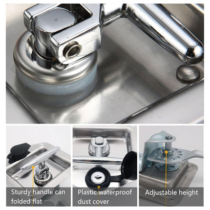 Car Trailer Stainless Steel Toolbox Lock Anti Rust Secure For Truck Van Storage