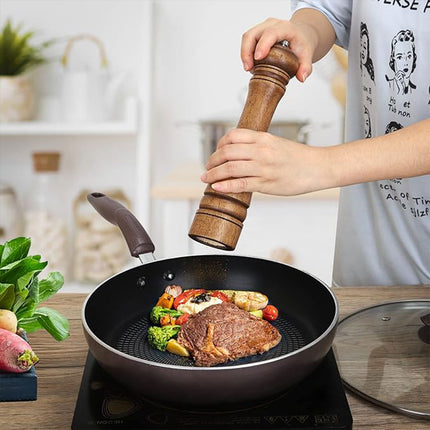 Wooden Pepper Grinder Manual Salt Spice Mill Bottle Household Grinding Tool