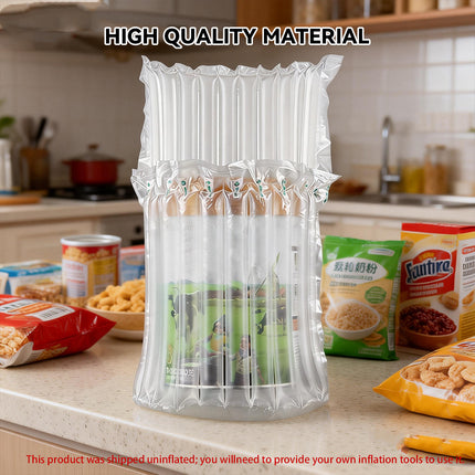 100PCS Air Column Protective Bags Shockproof Packaging for Milk Powder Cans