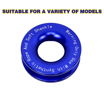 Tow Hook Ring Universal Steel Car Towing Rope Hook Front Rear Bumper Tow Kit