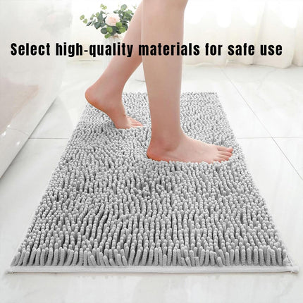 Bathroom Non-Slip Mat Toilet Door Mat Floor Rug Absorbent Foot Mat for Home