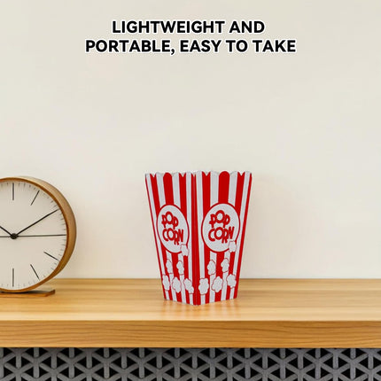 50PCS Popcorn Boxes Paperboard Greaseproof for Snack Food Serving Containers