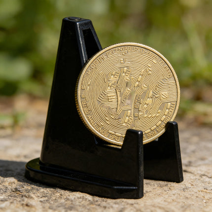 Triangular Display Stand Holder For Coin Banknote Round Square Holder Display