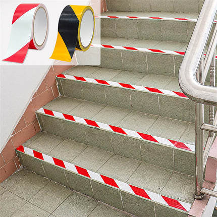 PVC Warning Tape 10cmx3.3m Durable High Adhesion Waterproof for Floor Marking
