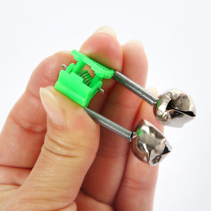 Plastic Clamp Fishing Bell Bite Alarm Alert Rod Clip Fishing Gear Accessories