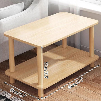 Coffee Table Bedside Nightstand Mini Side Table Home Storage Shelf Furniture