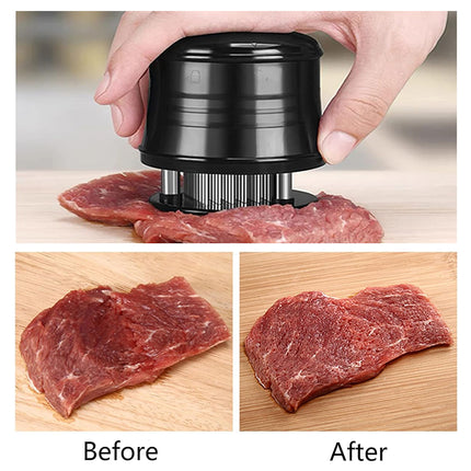 56Pin Stainless Steel Meat Tenderizer Needle Sharp for Beef Pork Chicken Cooking