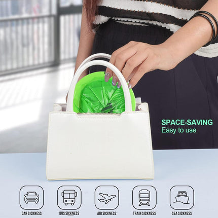 50PCS Motion Sickness Bags Portable Car Travel Vomit Bags for Morning Nausea