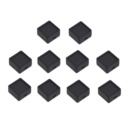 Glass Cover Transparent Bare Stone Box Diamond Acrylic Gem Display Storage Props