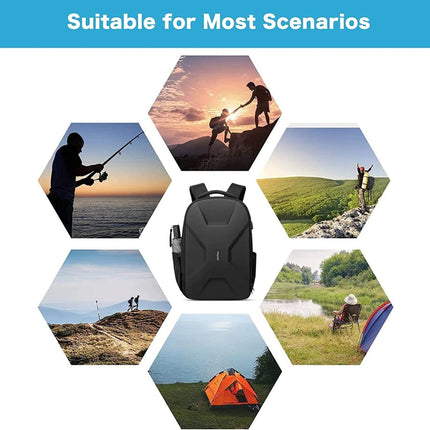 Camera Backpack Waterproof Hardshell Customisable Photography 44 x 30 x 19cm