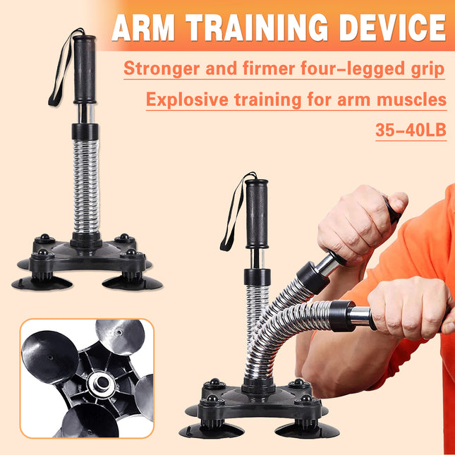 Arm Wrestling Trainer Wrist and Forearm Strength Exerciser Spring Resistance Device