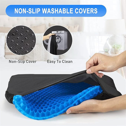 Office Seat Cushion Silicone Honeycomb Cooling Pad Breathable Pressure Relief