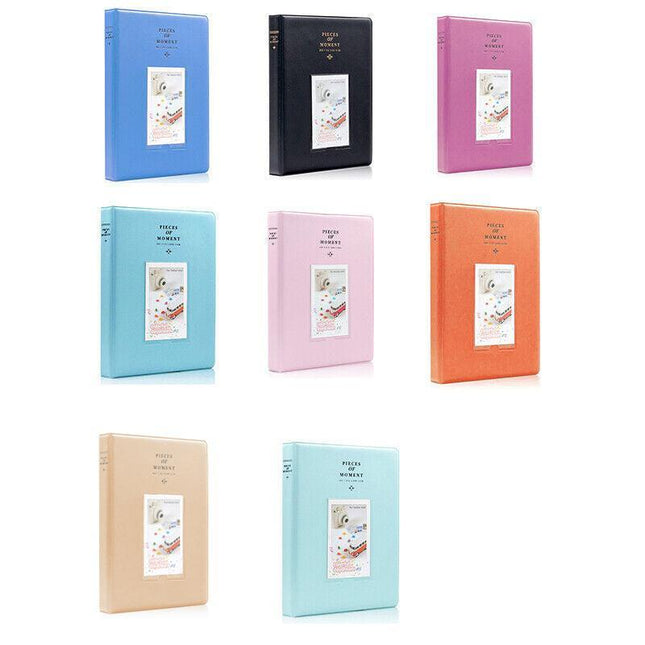 128 Pockets Album Case Storage For Polaroid Photo FujiFilm Camera Film - Aimall