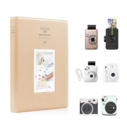 128 Pockets Album Case Storage For Polaroid Photo FujiFilm Camera Film - Aimall
