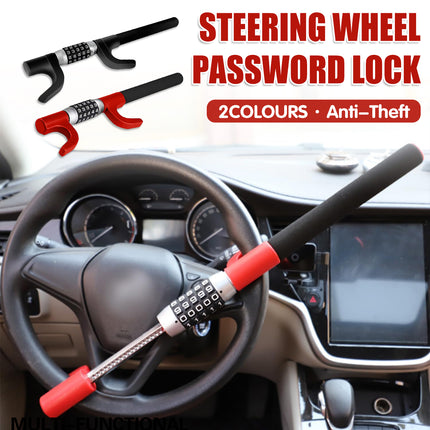 Car Steering Wheel Lock Anti Theft Security Code Lock for Vehicle Protection Use