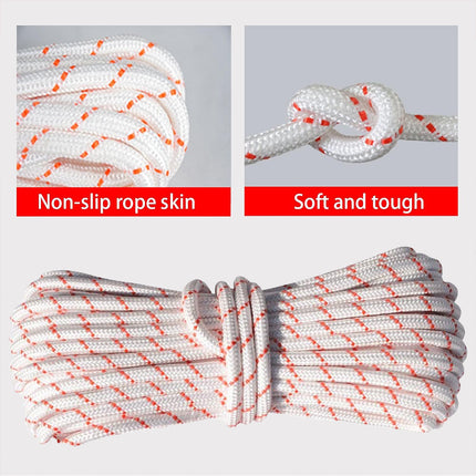 Fire Escape Safety Rope High Altitude Work Rope High Strength Anti Slip Durable