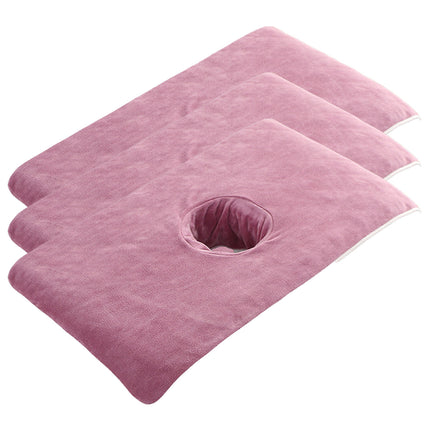 Thick Absorbent Massage Table Cover with Face Hole Soft Spa Beauty Salon Sheet