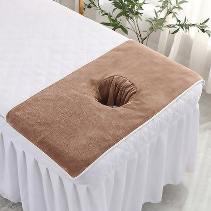 Thick Absorbent Massage Table Cover with Face Hole Soft Spa Beauty Salon Sheet