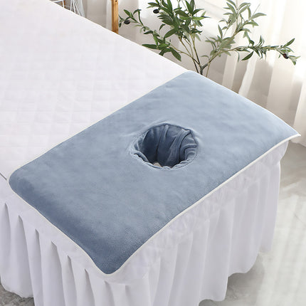 Thick Absorbent Massage Table Cover with Face Hole Soft Spa Beauty Salon Sheet