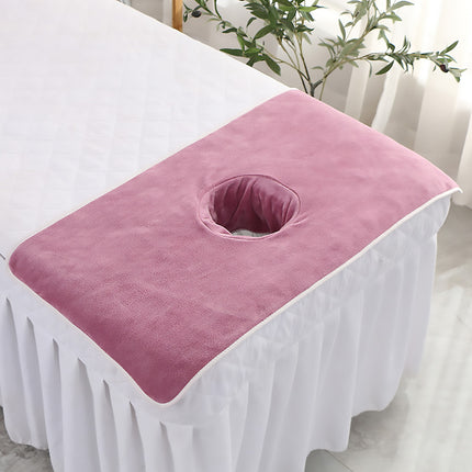 Thick Absorbent Massage Table Cover with Face Hole Soft Spa Beauty Salon Sheet