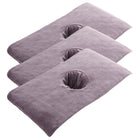 Thick Absorbent Massage Table Cover with Face Hole Soft Spa Beauty Salon Sheet