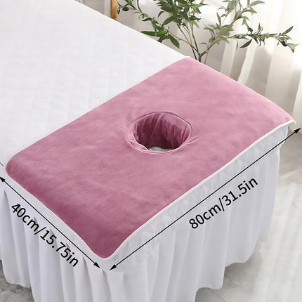 Thick Absorbent Massage Table Cover with Face Hole Soft Spa Beauty Salon Sheet