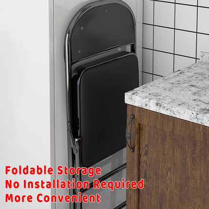 Folding Chair 2PCS Home Portable Training Computer Office Dining Cosmetic Chair