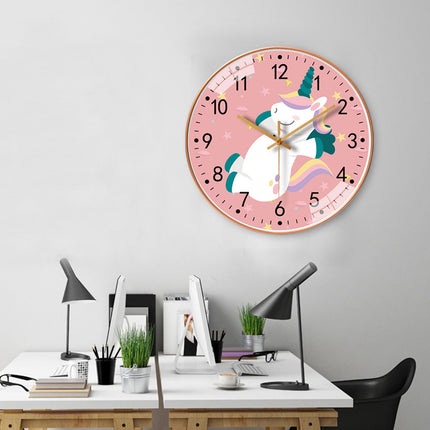 Wall Clock 8 Inch 20CM Silent Quartz Round Clock For Living Room Bedroom Decor